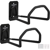 2PCS Heavy Duty Hose Hangers - Wall Mount Garden Hose Holders For Outdoor Storage