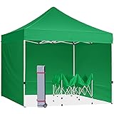 Pop Up Canopy Tent with Sidewalls 10x10 for Outdoor