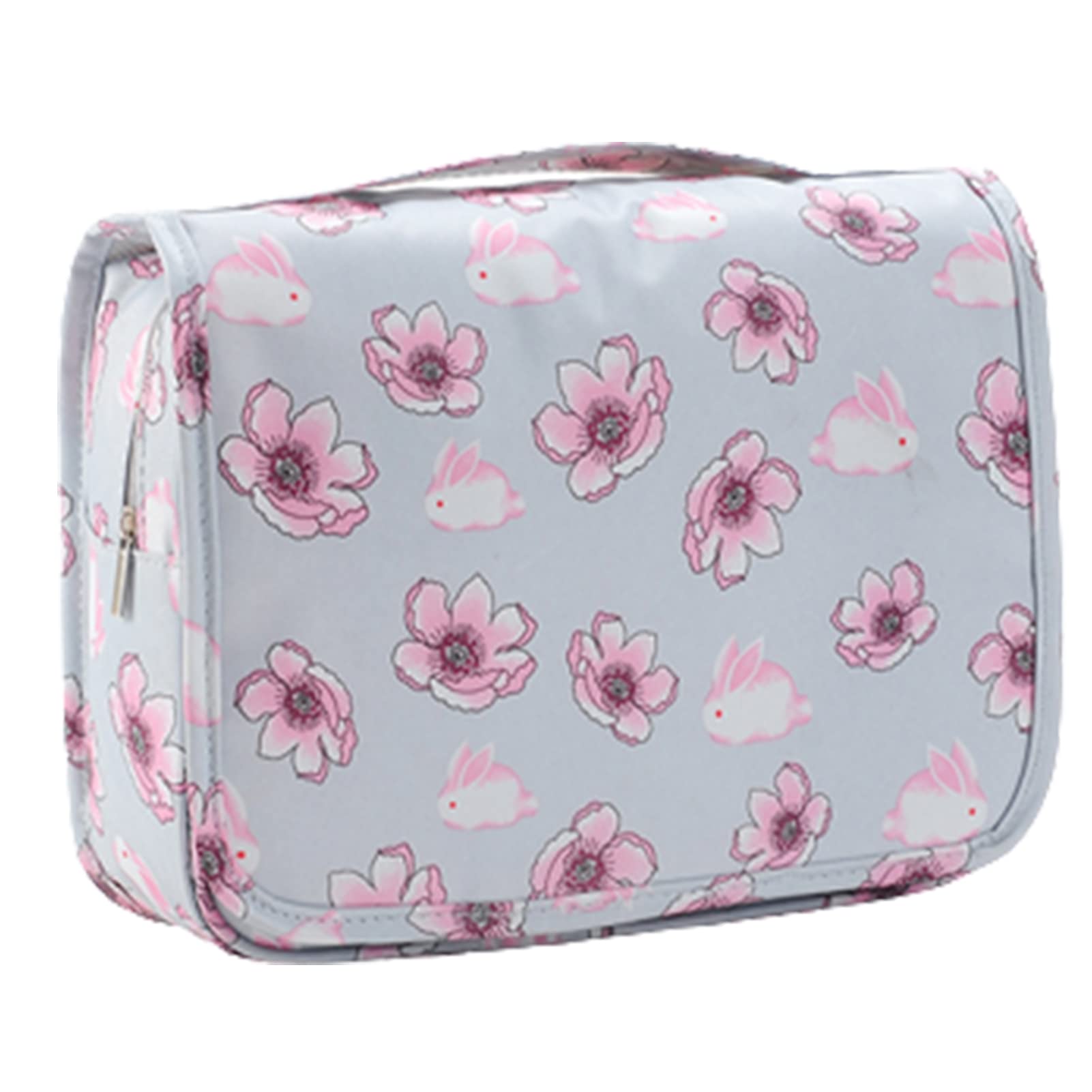 L&FY Multifunction Portable Travel Toiletry Bag Cosmetic Makeup Pouch Toiletry Case Wash Organizer, Cut Rabbit, Compact Size, Multifunction Organizer Bag
