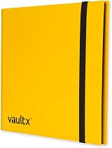 Vault X 12 Pocket Strap Binder 480 Cards Yellow 20 Pages Standard view 3