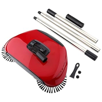 Dharmsut Sweeper mop New Designe and Easy Use Auto Spin Hand Push Sweeping Broom Floor Dust Cleaning Sweeper Cleaner Mop Tool-Color May Very
