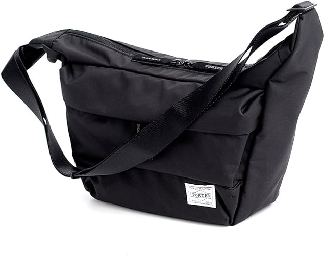 Amazon ポーターガール Porter Girl ムース ショルダーバッグ 1 ブラック Porter ポーター ショルダーバッグ