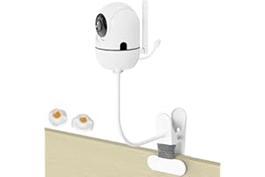 Flexible Baby Monitor Mount for HelloBaby HB6550/HB65/HB66/HB248, ANMEATE SM935E Baby Monitors Camera Stand 8 Inches Adjustab