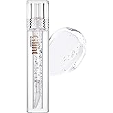 Glint Liquid Gel Highlighter (Glosser, 0.1oz) - Multi-Use Face & Body Gloss for Smooth Glow, Long-Lasting Illuminator Balm for Healthy Radiance. Korean Makeup. Eyes, Cheeks, Nose