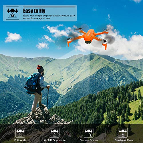 X17 Drone with Camera for Adults, 60Mins Flight Time, RC Drone Quadcopter 5G Wifi Drone with 6K HD Anti-shake Camera for… - Image 3