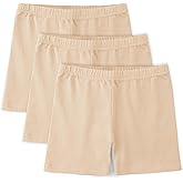 BOOPH Girls Bike Shorts Cartwheel Dance Shorts for Kids Under Dress 3 Pack