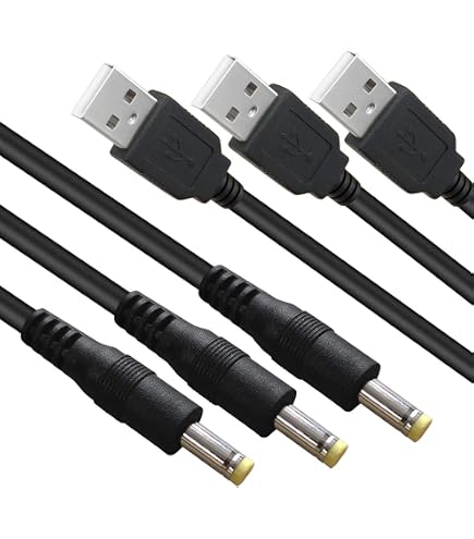 Câble USB Triple Jack D'alimentation DC 5V 500 MA - GF459, Neuf Sous Emballage