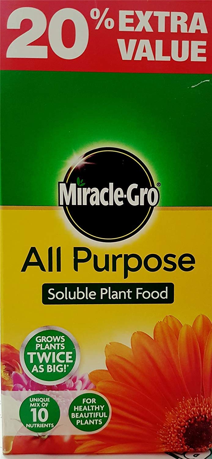 2 X All Purpose Soluble Plant Food 1kg + 20% Extra Free
