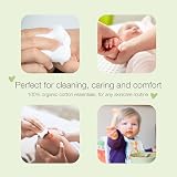 Simply Gentle Organic Cotton Pleats 100g - Ultra Soft Lint Free Baby Skincare view 2