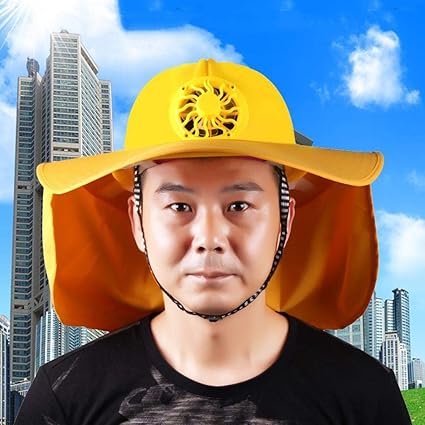 solar powered cooling hat