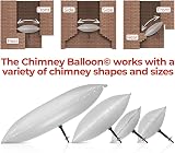 THE CHIMNEY BALLOON 14 x 24 Inch Medium Draught Excluder Energy Saving view 5