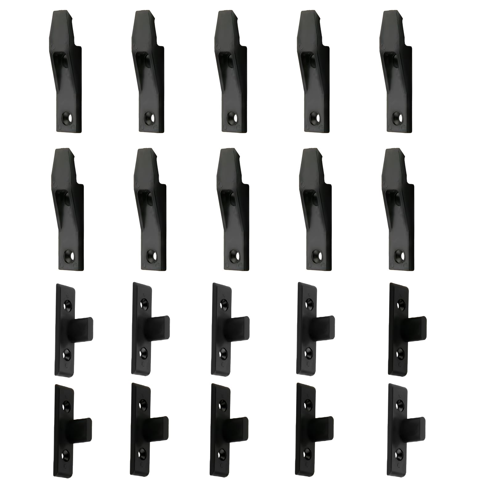 10 Pairs Keku Drop On,Hook Push in Plinth Fasteners Fittings Press Fit Kitchen Panel Clips Quick Fitting Furniture Panel Board Connector Mount Fastener for Cupboard Cabinets Wardrobe Bath Bed Table