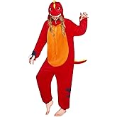 OLAOLA Adult Onesie, Unisex Animal Cosplay Costume, Flannel Pajamas One Piece Halloween Sleepwear