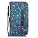 Galaxy S4 Case, Galaxy S4 Wallet Case, Firefish [Kickstand] [Shock Absorbent] Double Protective Case Flip Folio Slim Magnetic Cover with Wrist Strap for Samsung Galaxy S4 i9500-Starry