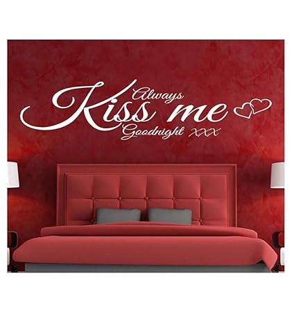 Amazon Com Dailinming Pvc Wall Stickers English Kiss Me