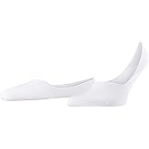 FALKE Men's Step Medium Cut No Show Socks, Light and Cool, Sustainable Cotton, Non Slip Heel Grip, Skin Friendly, White (White 2000), 9.5-10.5, 1 Pair