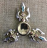 Tri Fidget Hand Spinner Toy,Stress Reducer Ultra Durable High Speed Metal Bearing Fidget Finger Toy Can Continue to Rotate for 1-3 minutes - Perfect for ADD / ADHD / Anxiety / Autism And Stress Relief Adult Children,Office Desk Gadget