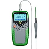 Gauss Meter Tesla Magneto Meter (2400mT/24000Gs), Magnetic Field Strength &amp; N/S Recognition Function, &plusmn;5% Accuracy for Factories, Workshops