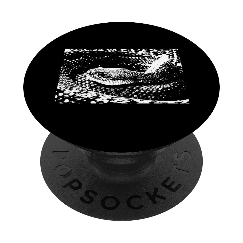 Rattlesnake Vintage Distressed Illustration Graphic Animal PopSockets Swappable PopGrip