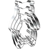 Standing Bear Cookie Cutter Set - 5 inch, 4 inch, 3 inch, 2 inch - 4 Piece Polar/Black Bear Cookie Cutters Shapes Mold - Stainless Steel