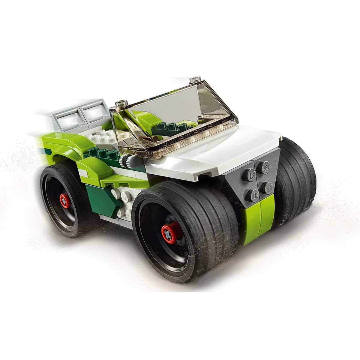 LEGO 31103 Creator 3in1 Rocket Truck - Off Roader - Quad Bike Building Set, Vehicle Collection Series