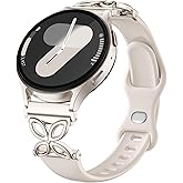 IMIVIO Slim Silicone Band Compatible with Samsung Galaxy Watch 7 Band 6 5 4 Active 2 FE 40mm 44mm/Watch 6 4 Classic/5 Pro/3, Thin 20mm Watch Band Sport Straps for Samsung Watch Bands Women
