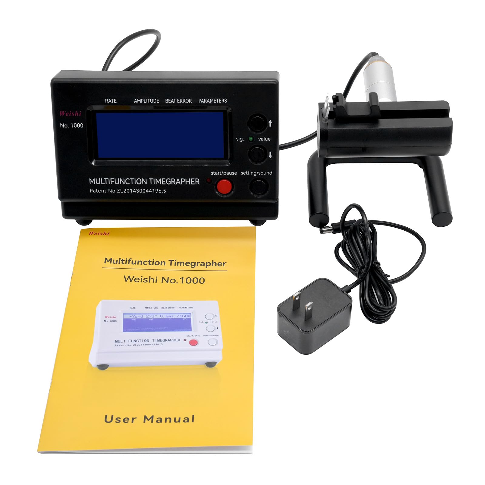 YaeTek Watch Tester Multifunction Timegrapher No.1000 Watch Timing Machine Watch Calibration Tool for Mechanical Watches