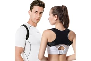 Oormgsrc Posture Corrector for Women and Men, Adjustable back brace posture corrector, back brace for Upper/Lower Back Pain Relief, Lightweight back posture corrector for men, Invisible Under Clothes