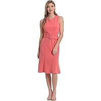 Amazon.com: Alex Evenings Women's Portrait Collar Dress with Full Skirt,  Pockets, and Tie Belt : Clothing, Shoes & Jewelry