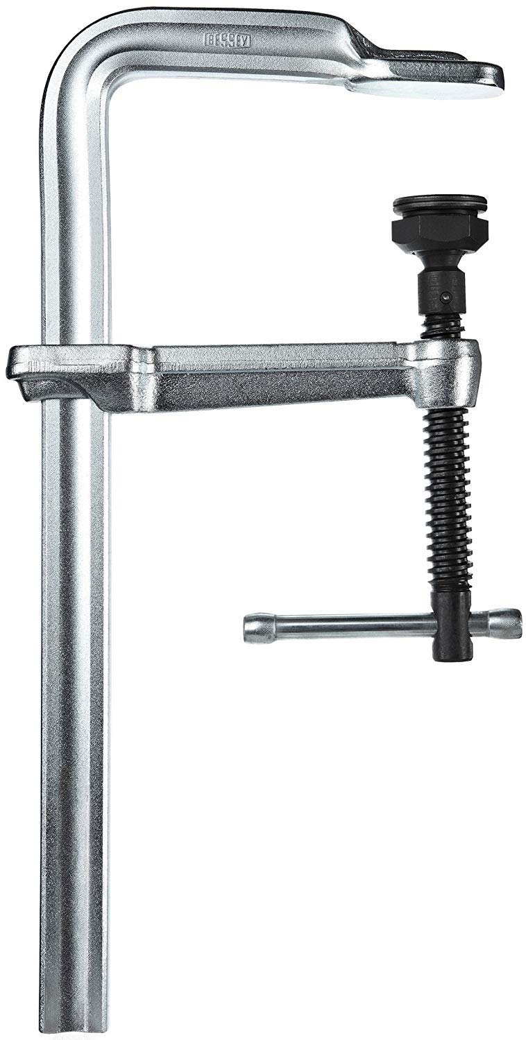 Bessey GSM25"Classix GSM" High-Performance Clamp, Silver, 250/140 mm