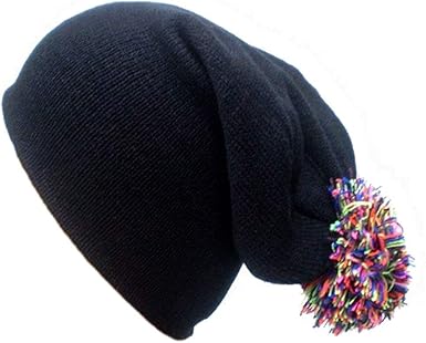 slouchy beanie bobble hat