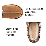 Women's Slipper Slip On For Women Suede Leather
