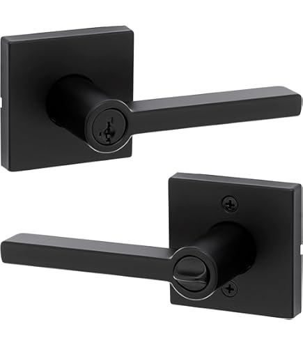 冬月2511W4 Kwikset 91560-006 Venetian Bronze Halifax Square Keyed Entry Lever