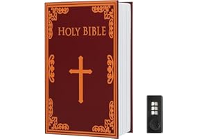 PARRENCY Diversion Book Safe Storage Box,Safe Box with Premium Combination Lock, Portable Book-Safe,Perfect for Home, Travel,Dorm Store Money, Jewelry, Phone and Passport,Bible