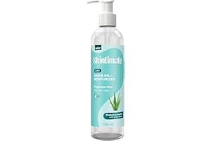 Skintimate 2-in-1 Shave Oil & Moisturizer, Fragrance Free, 7.3oz | Shaving Oil, After Shave for Women Bikini Area Moisturizer with Vitamin E and Aloe, Shaving Cream Alternative, 7.3 fl oz