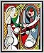 DoMyArt Acrylic Paint by Number Kit for Adults - World Famous Painting16X20 Inch (Girl Before a Mirror)