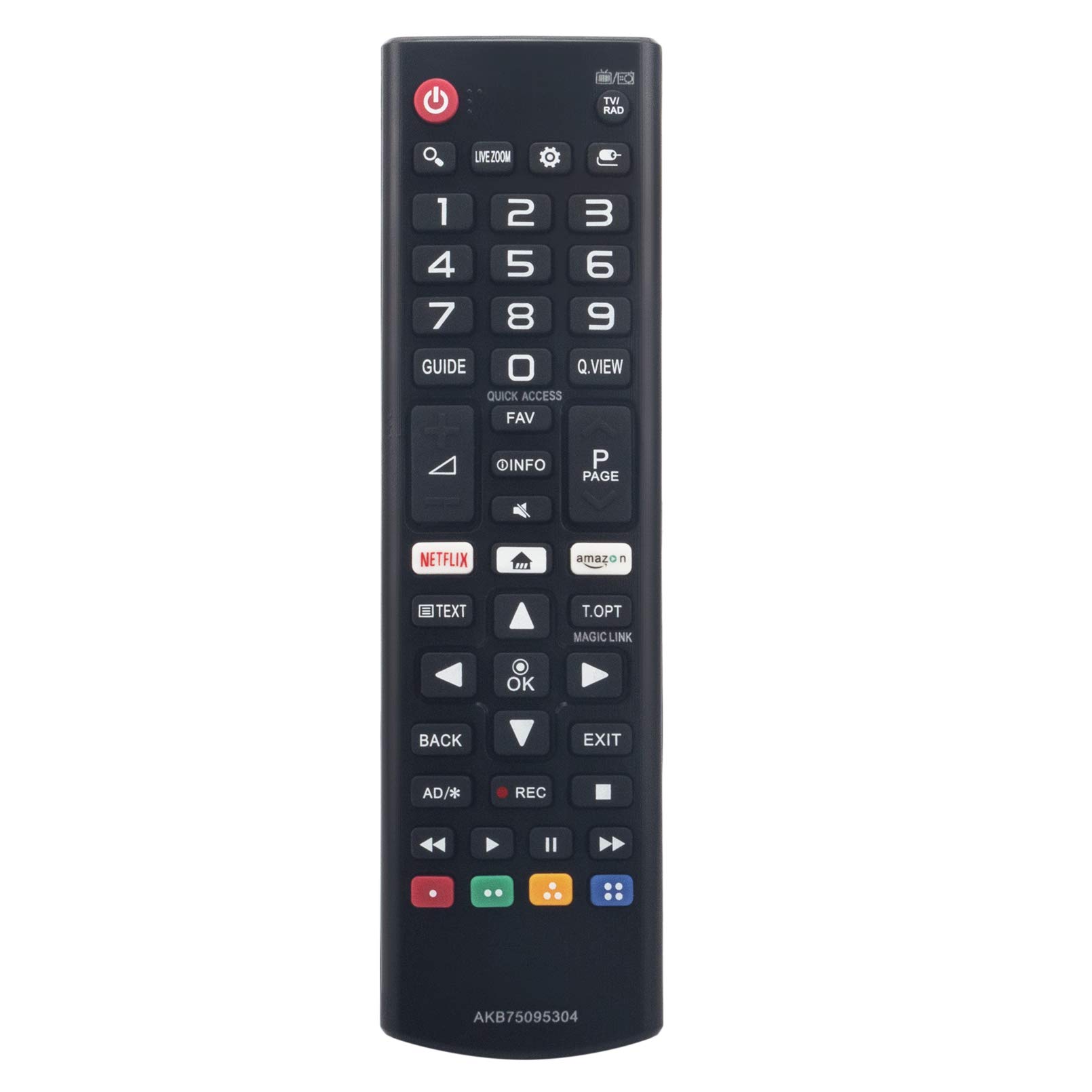AKB75095304 Replace Remote Control - VINABTY TV Remote Control for LG AKB75095304 Smart 4K TVs Remote Controller