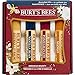 Burt's Bees Beeswax Bounty Assorted Lip Balm Holiday Gift Set, 4 Lip Balms - Vanilla Bean, Pomegranate, Mango and Original Beeswax