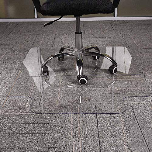 AiBOB 45 X 35 inches Hard Chair Mat, 1/8 inches Thick, Used on Carpet or Hard Floor, Office Floor Mats for Desk Computer
