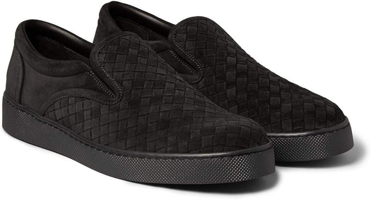 bottega veneta suede slip on
