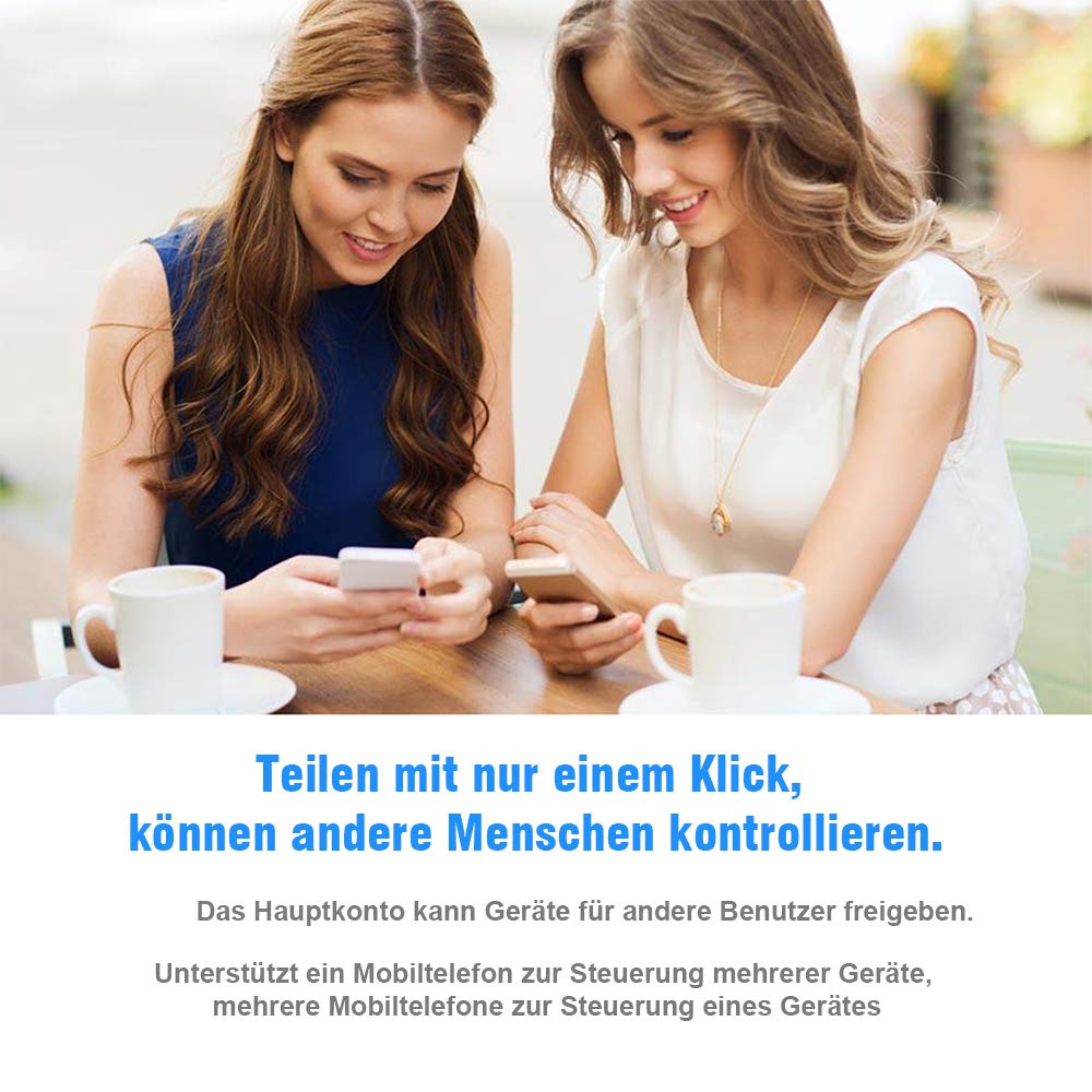 Rolladen Zeitschaltuhr WiFi Rolladenschalter bedee Smart Lichtschalter Wireless Touch Funkschalter Kompatibel mit Alexa Echo Und Google Assistant App Touchscreen Fernbedienung Timing Funktion 3 Gang