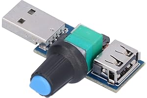 USB Fan Speed Controller Adjustable Knob Switch Module Premium PCB Board for PC Laptop Cooling System 1 Pack