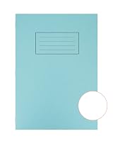 Silvine EX114 Plain Exercise Book Blue Pack of 10 A4 80 Pages view 2