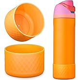 YOUCOX Silicone Boot for Owala Water Bottle, 2PCS Anti-Slip Protective Sleeve for FreeSip/Twist/Flip Water Bottles, BPA Free, Dishwasher Safe, Bottom Bumper Cover Cup Accessories