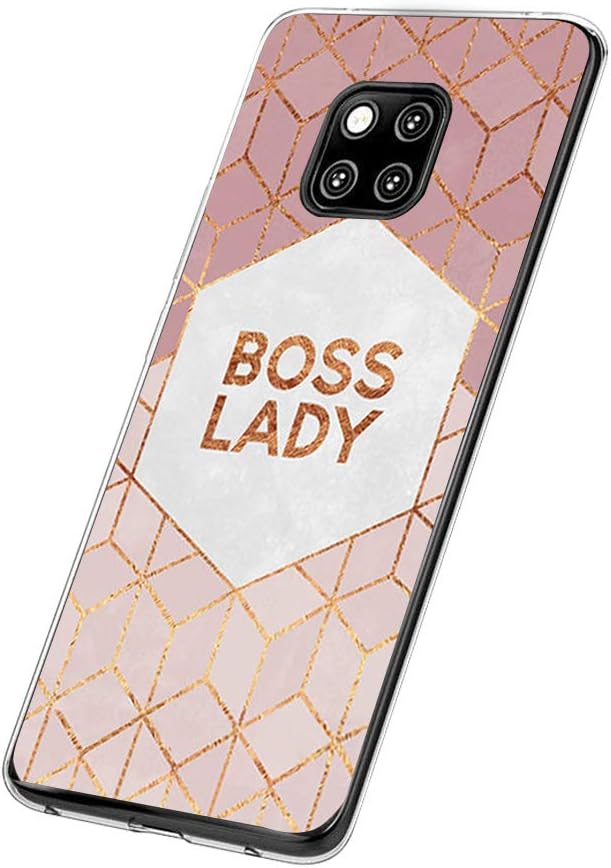 Clear Case for Huawei Mate 20 Lite/Mate 20 Pro Case Marble Phone Case Silicone TPU Bumper Shockproof Protective Cover