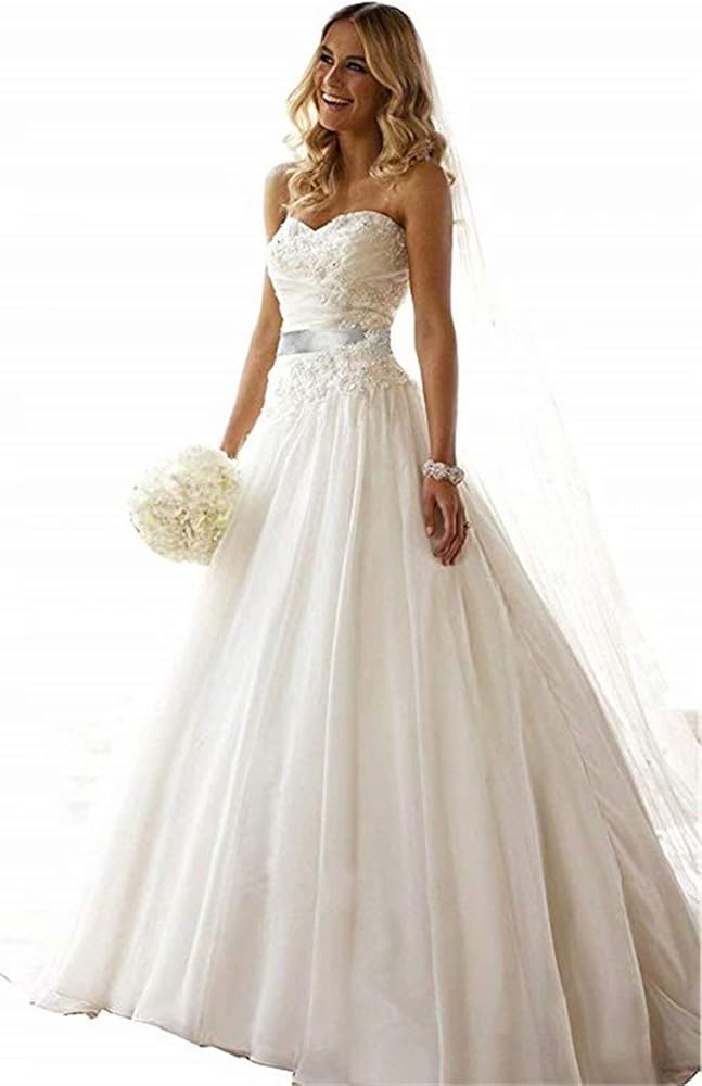 womens beach wedding dresses
