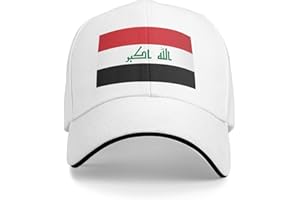 bamgen Iraq Iraqi Flag Baseball Cap for Men Women