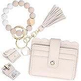 Lostars Wristlet Wallet for Women with Keychain – RFID Card Holder Small Wallet Wristlet with Key Ring