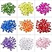 Susada Wooden Scrabble Tiles, 100Pcs Wooden Colourful Scrabble Tiles Mix Letters Varnished Alphabet Scrabbles, (Blue)