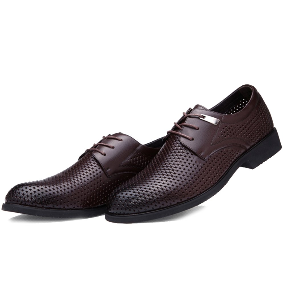 MERRYHE Sandali da Uomo in Vera Pelle Estiva con Lacci Scarpe Derby in  Maglia A Punta per La Festa Nuziale Fai da te urban-earth.co.uk